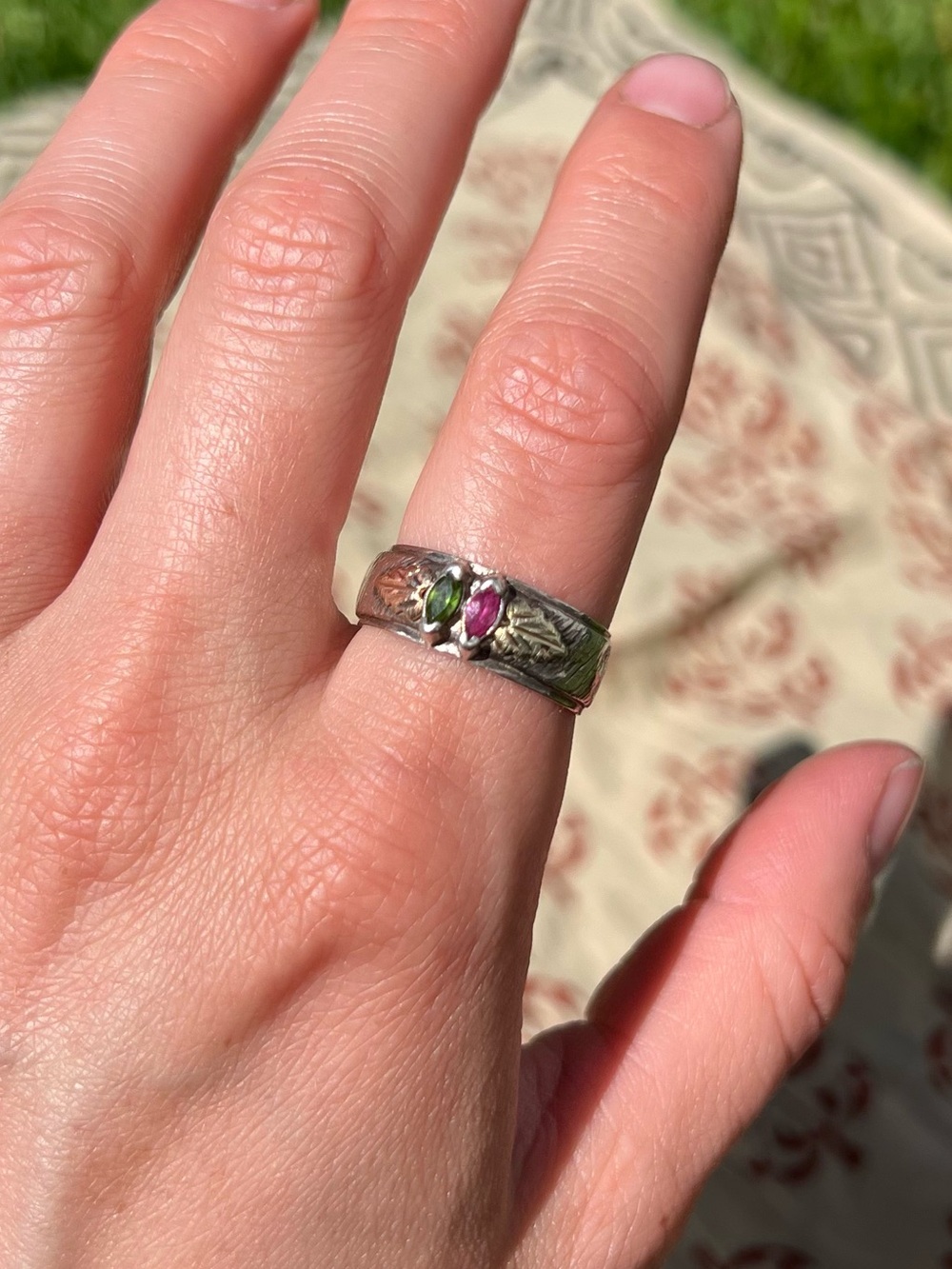 Sterling Silver & 12K Ring - Picture 4 of 9